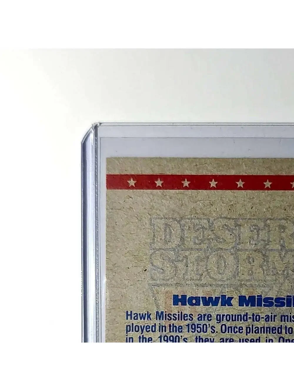 Hawk Missile 1991 Topps Desert Storm #52 Card
